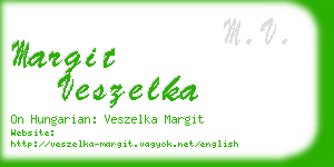 margit veszelka business card